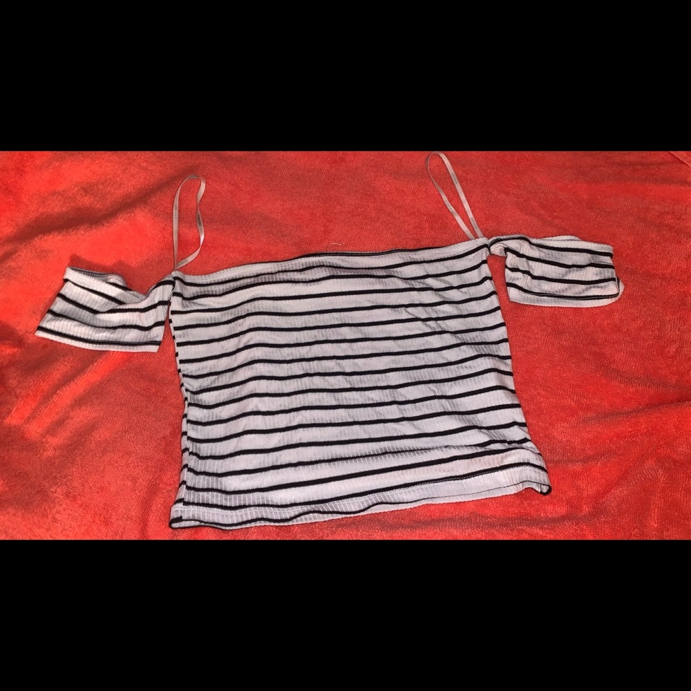 Stripe halter top